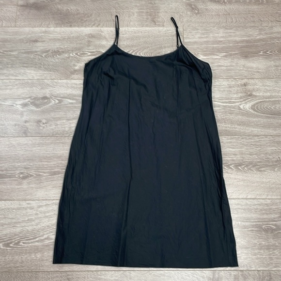 Talbots Petites Black Eyelet Lace Shirt Dress with Tank Shell Slip Dress 8P - Picture 14 of 16